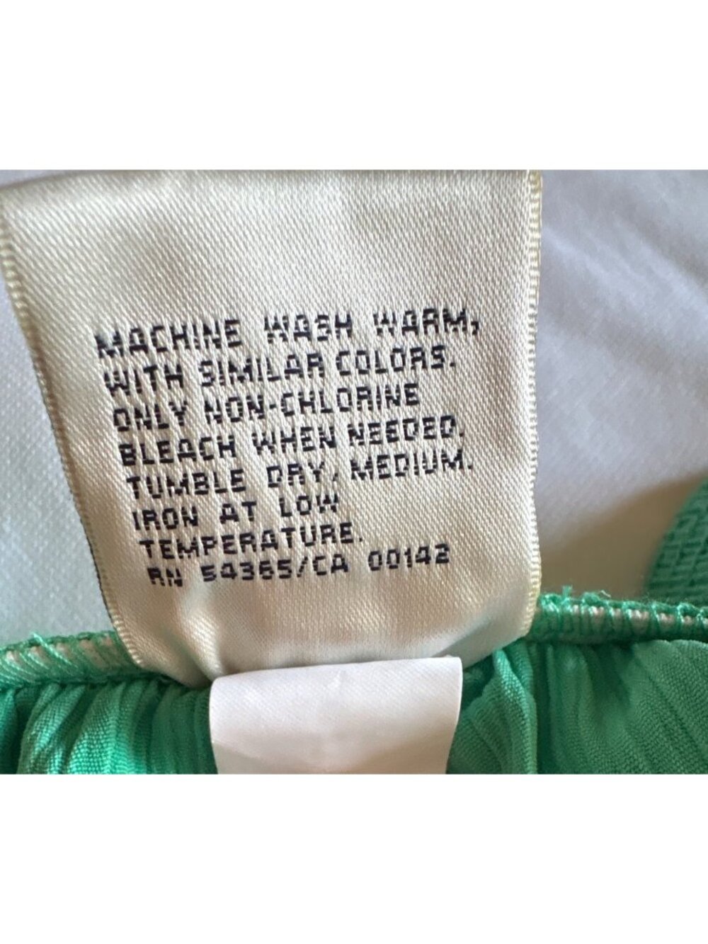 Allison Daley Green Pull-On Crinkle Knit Womens Pants Size 18W Made In Canada - Picture 6 of 9